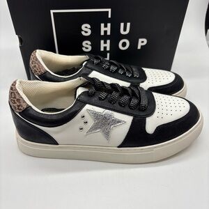 Shu Shop Women's Paula Bone Snake Sneakers, Size 8